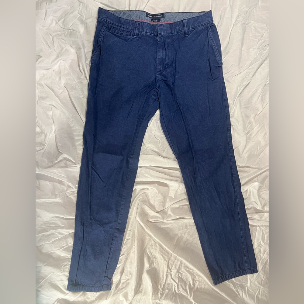 Tommy Hilfiger Navy Blue Chino Pants